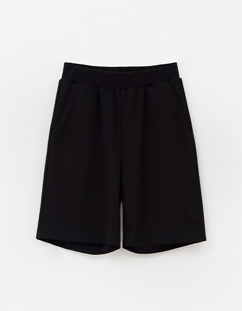 Чёрные шорты-бермуды для мальчика