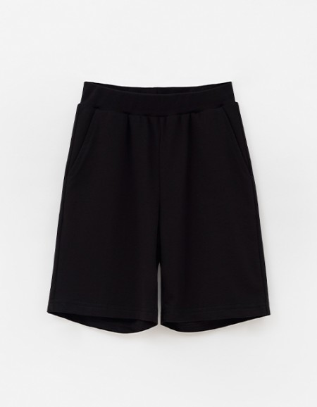 Чёрные шорты-бермуды для мальчика