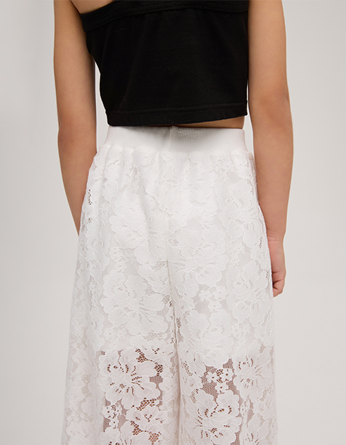 Ажурные брюки-джоггеры для девочки Ажурные брюки-джоггеры для девочки