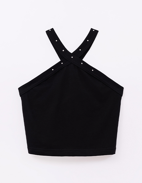 Чёрный топ для девочки