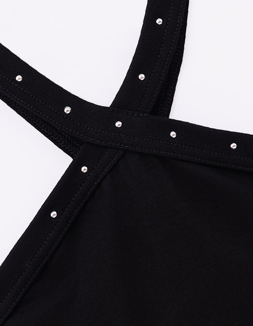 Чёрный топ для девочки