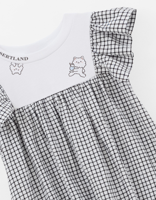 Платье в клетку для девочки