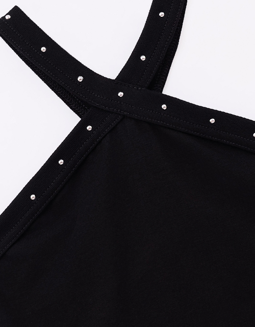 Чёрный топ для девочки