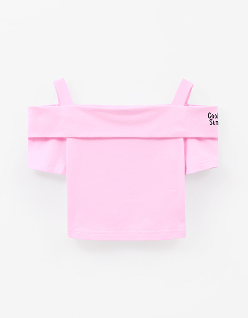 Светло-розовый топ для девочки