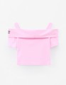 Светло-розовый топ для девочки