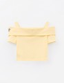 Светло-жёлтый топ для девочки