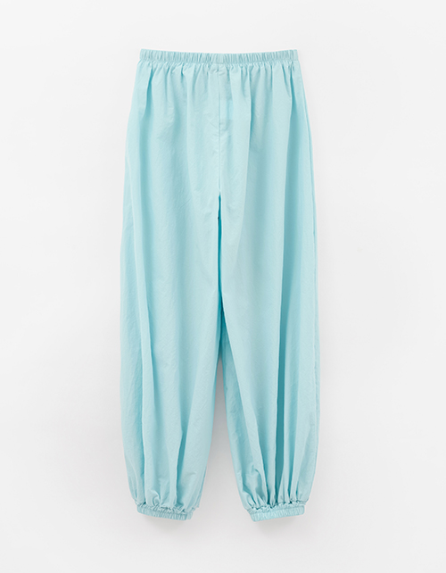 Светло-бирюзовые брюки-аладдины для девочки