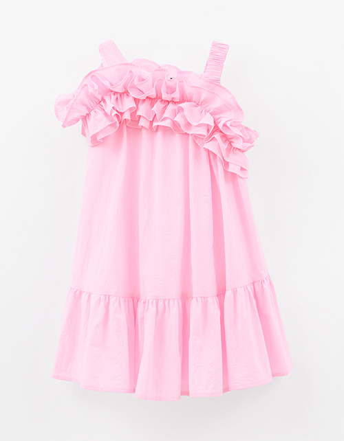 Летнее платье в светло-розовом оттенке для девочки Летнее платье в светло-розовом оттенке для девочки