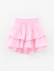 Светло-розовая юбка-шорты для девочки