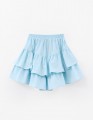 Светло-бирюзовая юбка-шорты для девочки