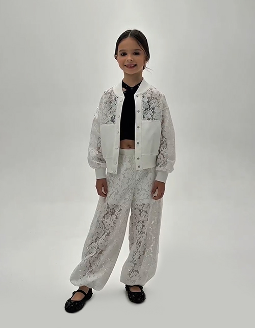 Чёрный топ для девочки