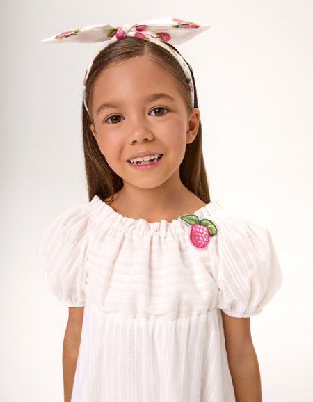 Повязка с малиной для девочки